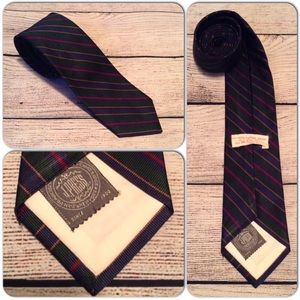 J. Press The Burlington Knot Men Tie Blue Green P1